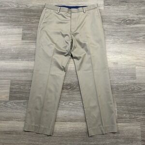 Banana Republic Mens Non Iron Tailored Slim Fit Khaki Dress Pants 34x30